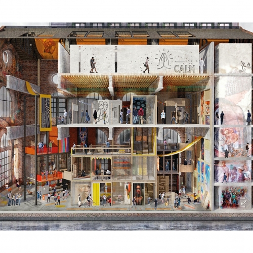Interior Design of multi-story building