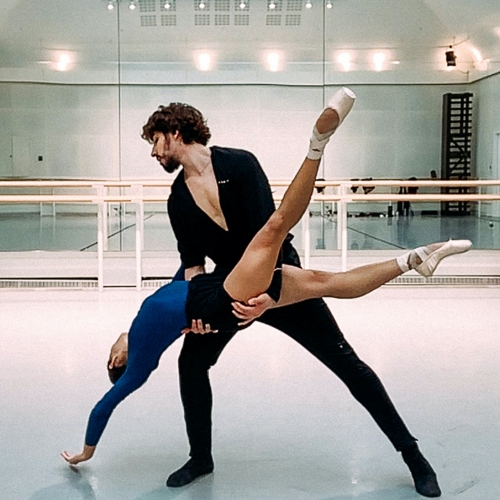 Royal Ballet Dancers rehearse by Tom J. Johnson Royal Ballet dancers performing